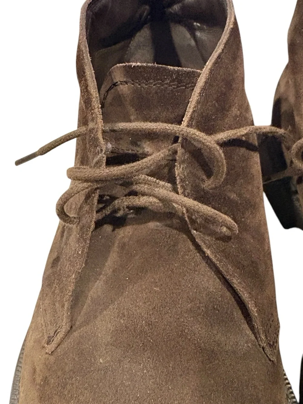 Tod's Men's Brown Suede Lace up Ankle Boots. Chukka style. shoes. Size 11